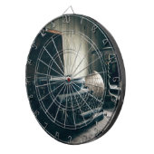 Vintage antike Schreibmaschine Dartscheibe (Vorderseite rechts)