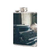 Vintage antike Schreibmaschine Flachmann (Links)