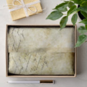 Vintage antike Schreibweise auf Pergament Seidenpapier (Geschenk)