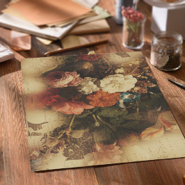 Vintage Antike Seidenpapier