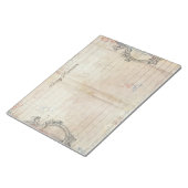 Vintage  antike Shabby Chic Grunge Notizblock (angewinkelt)
