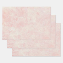 Vintage antike Textur Rosa Deko Geschenkpapier Set