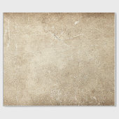 Vintage antike Textur Sepia Rustikale Decoupage Geschenkpapier (Flach)