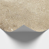 Vintage antike Textur Sepia Rustikale Decoupage Geschenkpapier (Ecke)