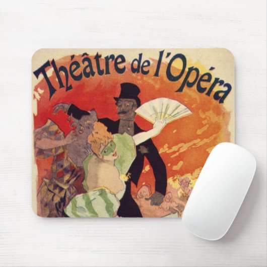 Vintage antike Theater-Oper Carnaval Mousepad (Mit Mouse)