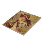 Vintage antike viktorianische fliese (Seite)