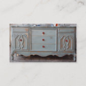 Vintage Antike Visitenkarte (Rückseite)