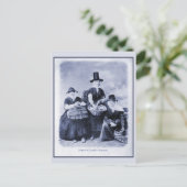 Vintage antike walisische Austernfrauen Postkarte (Stehend Vorderseite)