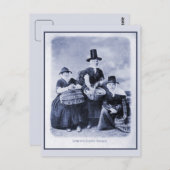 Vintage antike walisische Austernfrauen Postkarte (Vorne/Hinten)
