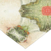 Vintage antike Weihnachtsgeschenk Teil 10 Ephemera Tischdecke (Schrägansicht)