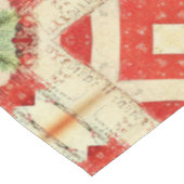 Vintage antike Weihnachtsgeschenk Teil 12 Ephemera Tischdecke (Schrägansicht)