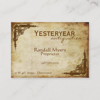 Vintage Antiken viktorianisch Visitenkarte