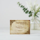 Vintage Antiken viktorianisch Visitenkarte (Stehend Vorderseite)