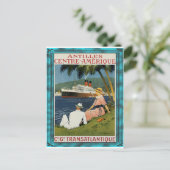 Vintage Antillen Postkarte (Stehend Vorderseite)