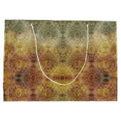 Vintage Antique Damask All Occasion  Große Geschenktüte (Rückseite)