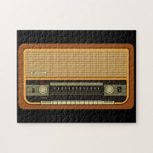 VINTAGE ANTIQUE RADIO JIGSAW PUZZLES PUZZLE