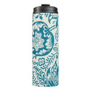 Vintage Antique William Morris Snake's Head Print Thermosbecher