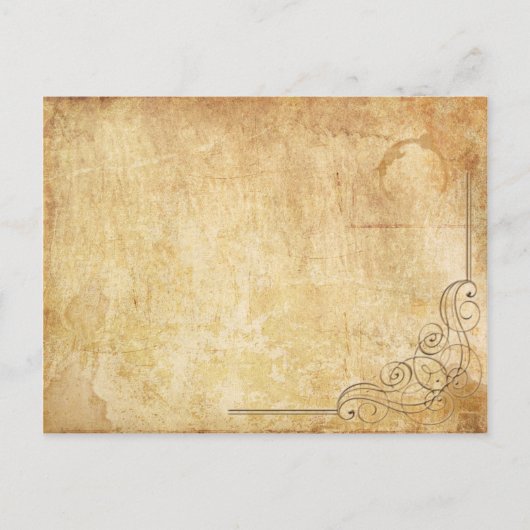 Vintage Antiquitäten Postkarte (Vorderseite)