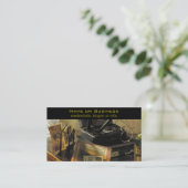 Vintage Antiquitäten und nostalgische Mementos Visitenkarte (Stehend Vorderseite)