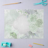 Vintage Antiquitätenrutsche Rose Vogeldekoupage Seidenpapier (Basteln)