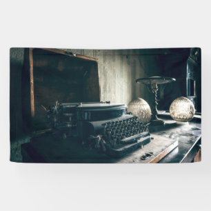 Vintage Antiquitätenschrift Banner