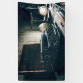 Vintage Antiquitätenschrift Banner (Vertikal)