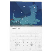 Vintage Anzeichen von Sternkonstellationen Kalender (Jan 2027)