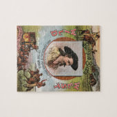 Vintage Anzeige der Büffel-Rechnungs-wildes Puzzle (Horizontal)