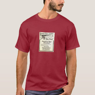 Vintage Anzeige - Greif zur Ladekammer eines große T-Shirt