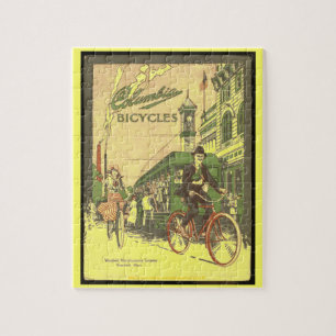 "Vintage Anzeige-Kolumbien Bicycles-1917 " Puzzle