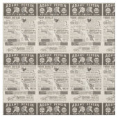 Vintage Anzeigen ab 1895 Stoff (Muster)