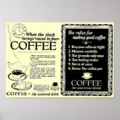 Vintage-Anzeigen auf Dosengebäck -1921 Poster (Vorne)