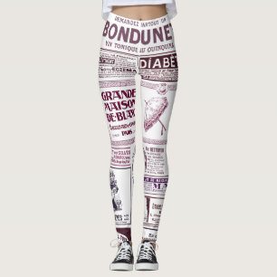 Vintage Anzeigen in der französischen Zeitung 1910 Leggings