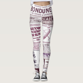 Vintage Anzeigen in der französischen Zeitung 1910 Leggings