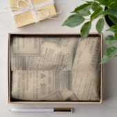 Vintage Anzeigen Seidenpapier (Geschenk)