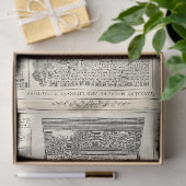 Vintage Anzeigen-Seite Seidenpapier (Geschenk)