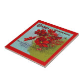 Vintage Anzeigenanzeige Fliese (Seite)