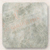 Vintage Anzeigenkollektion für Paris Untersetzer (Vorderseite)