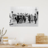 Vintage Anzüge der 1910er Jahre Poster (Küche)