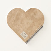 Vintage Äpfel auf einer Twig Notizblock (Rückseite)