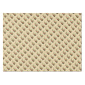 Vintage Äpfel Diagonalmuster Tischdecke (Vorderseite (Horizontal))