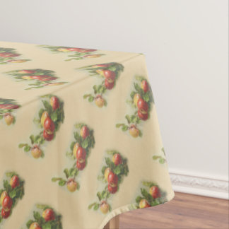 Vintage Äpfel Diagonalmuster Tischdecke