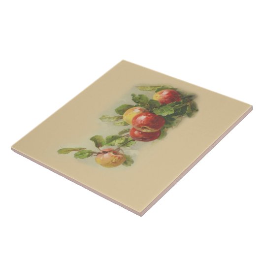 Vintage Äpfel Fliese (Seite)