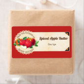 Vintage Äpfel, Obst Zuhause-Konservenetikett (Insitu)