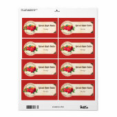 Vintage Äpfel, Obst Zuhause-Konservenetikett (Vorne)