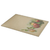 Vintage Äpfel Schneidebrett (Ecke)