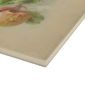 Vintage Äpfel Schneidebrett (Ecke)