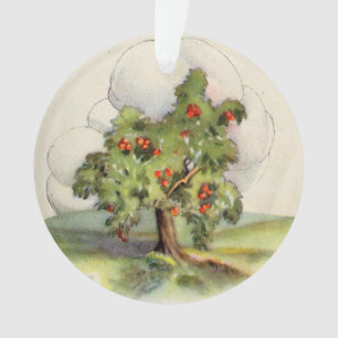 Vintage Apfelbaum Ornament