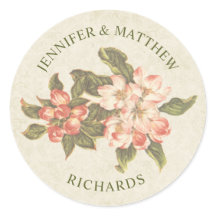 Vintage Apfelblüten-Hochzeit | Name