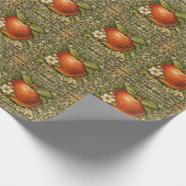 Vintage Apfelmalerei  Geschenkpapier (Ecke)